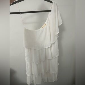 Altar'd State One Shoulder White Dress